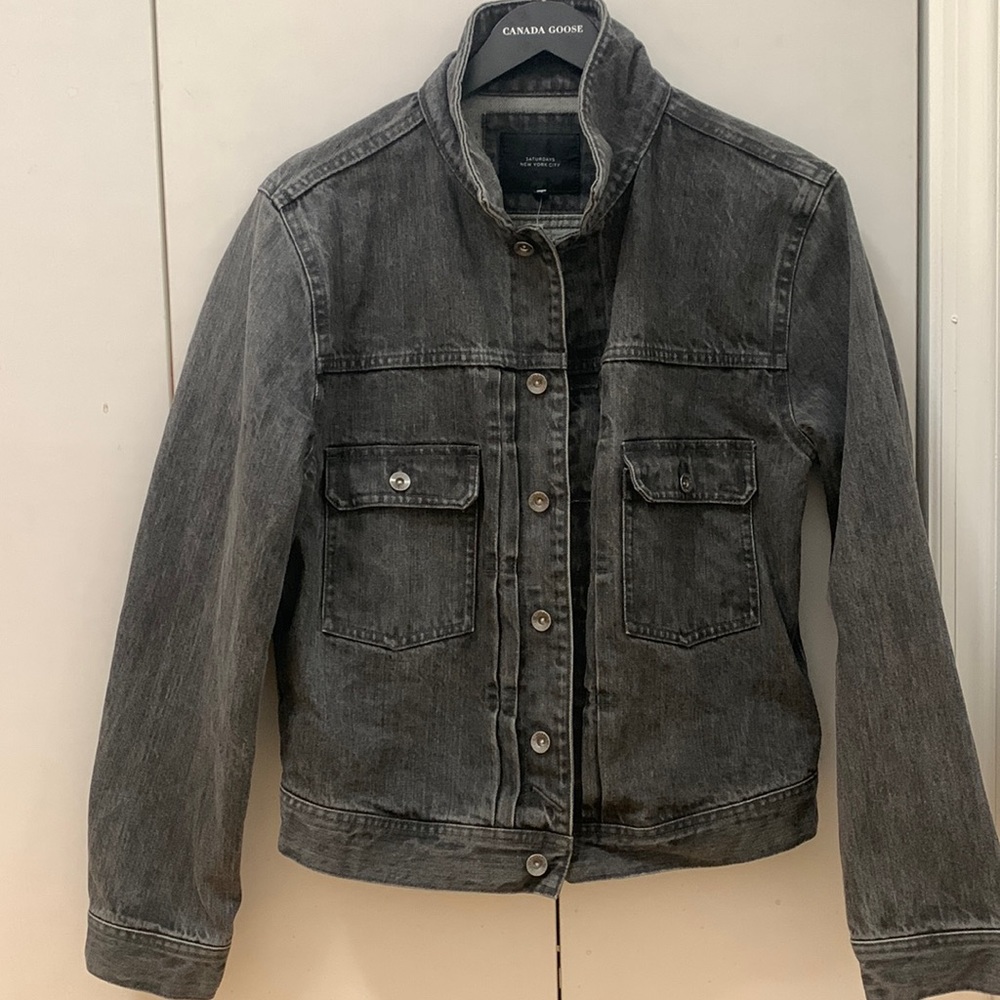 Saturdays New York City Black Denim Jacket